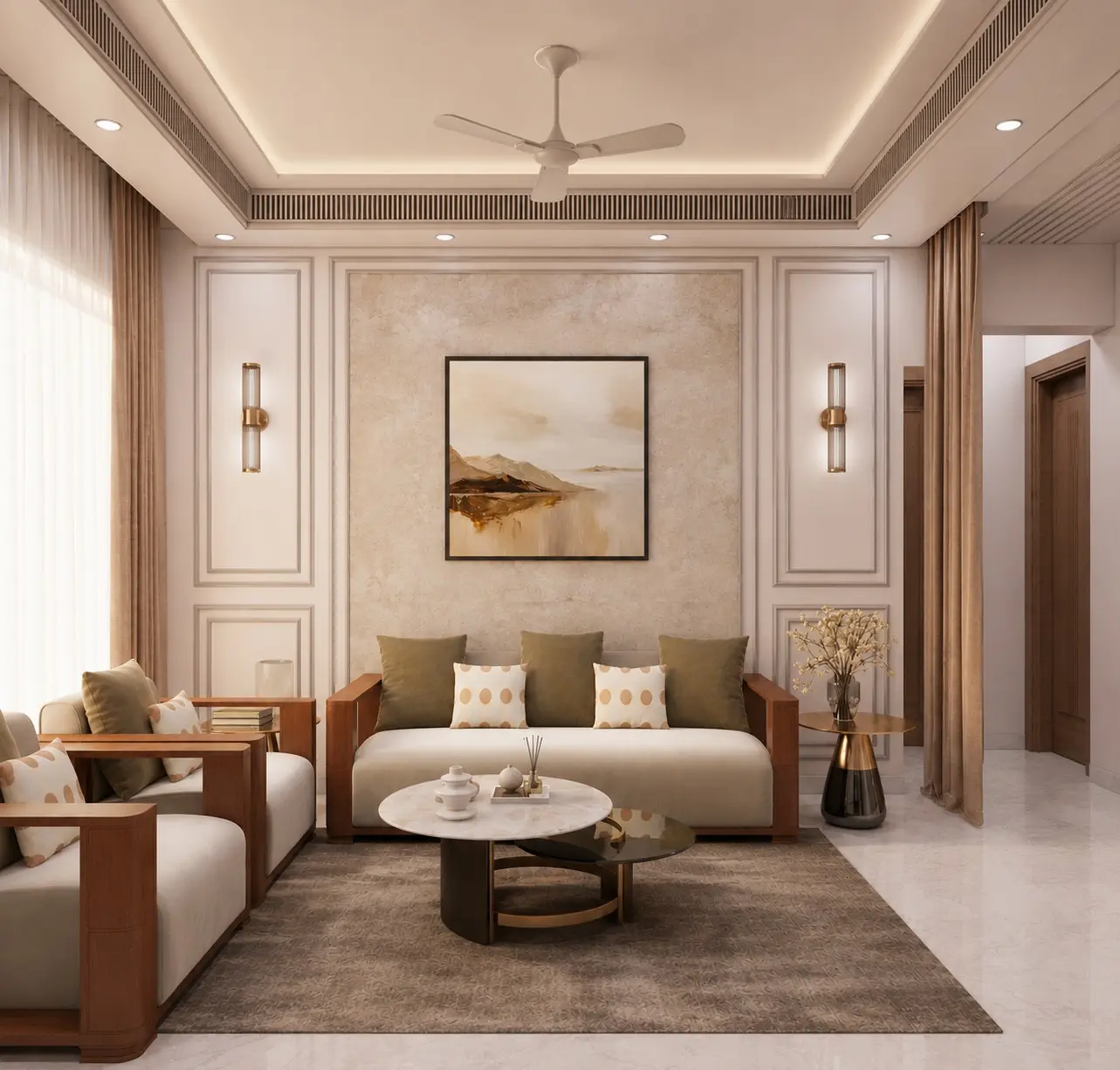 Case Nova interior project — living room design