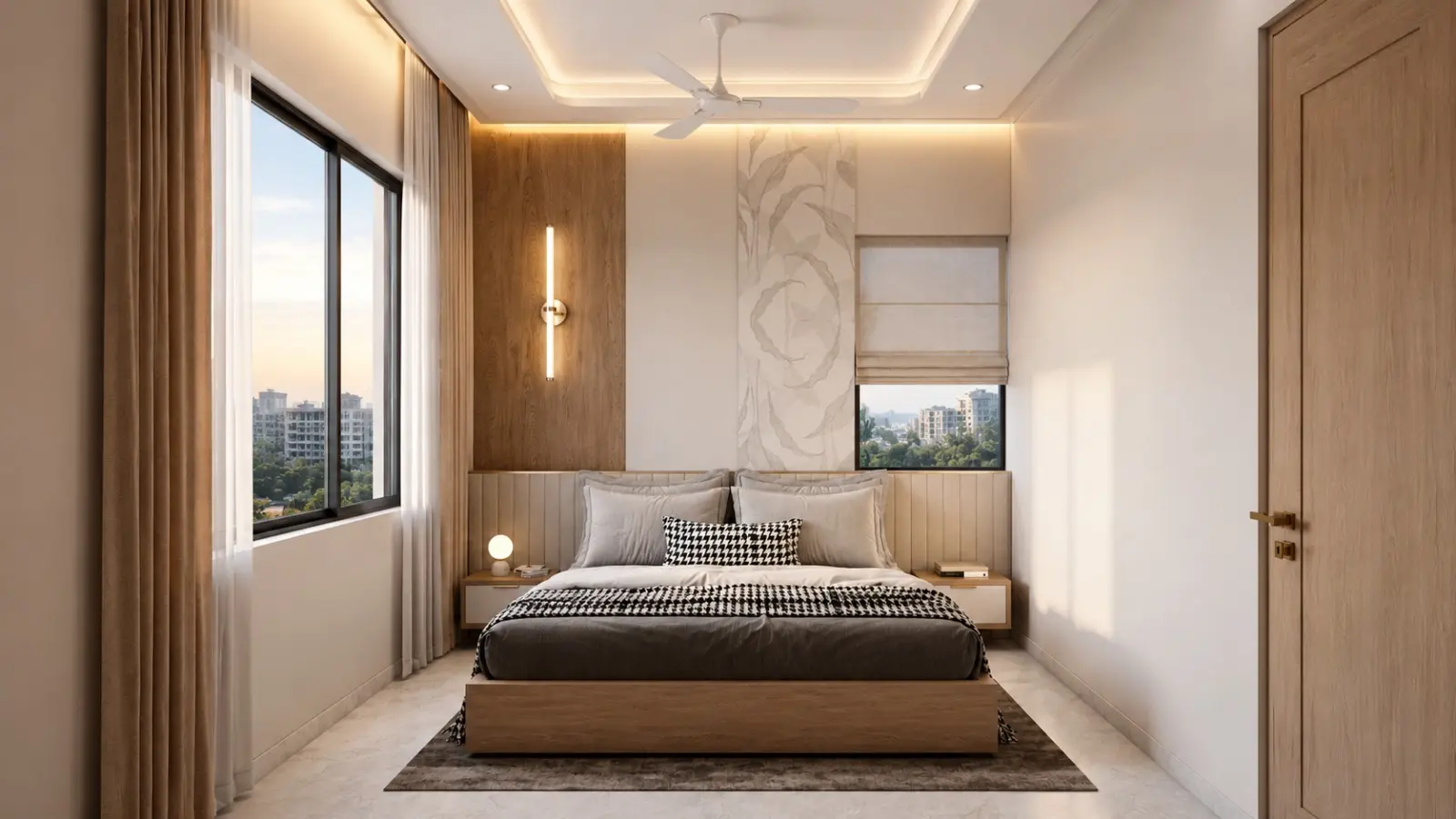 Case Nova interior project — bedroom design
